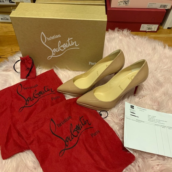 Christian Louboutin Shoes - Christian Louboutin Pigalle Plato 100 patent 37.5